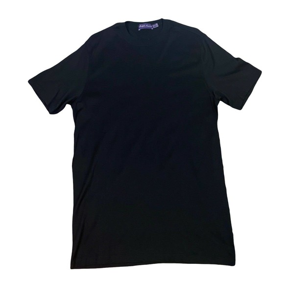 Ralph Lauren Purple Label Other - Ralph Lauren Purple Label Cotton Crewneck Short Sleeve Crewneck Black Sz Medium